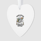 Proud Autism Dad Vintage Engraving Awareness Shirt オーナメント (正面)