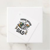 Proud Autism Dad Vintage Engraving Awareness Shirt フェイバータグ (インサイチュ)