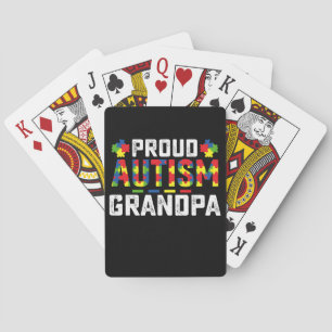 Proud Autism Grandpa Awareness Autistic Family トランプ
