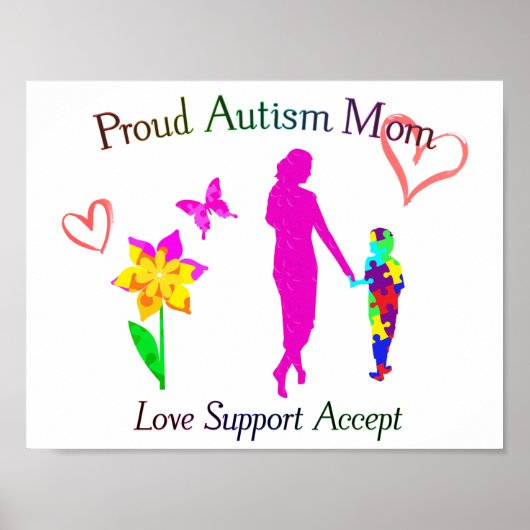 Proud Autism Mom ポスター (正面)