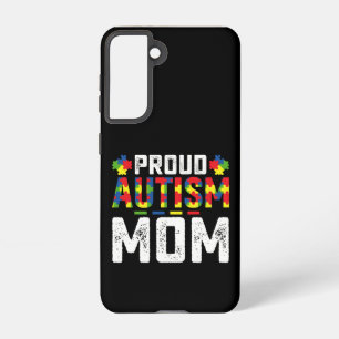 Proud Autism Mom Awareness Autistic Family Samsung Galaxy S21ケース