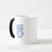 Proud Bear Minimal Kawaii Style モーフィングマグカップ (正面左)