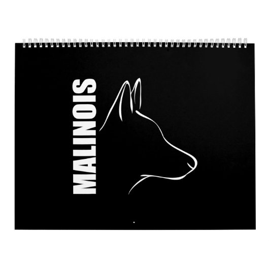 Proud Belgian Malinois profile dog TEE Shirt カレンダー (カバー)