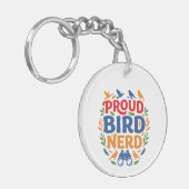 PROUD BIRD NERD キーホルダー (正面左)