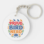 PROUD BIRD NERD キーホルダー (裏面)