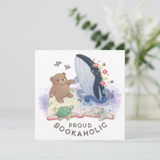 Proud Bookaholic: Magic of Books Illustration カード (スタンド正面)