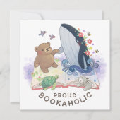 Proud Bookaholic: Magic of Books Illustration カード (正面)