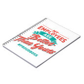 Proud Boss: My Employees Are Better Than Yours ノートブック (左側)