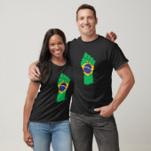 Proud Brazilian Brazil Flag Tシャツ (ユニセックス)