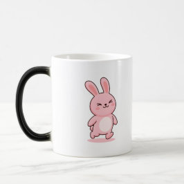Proud Bunny Minimal Kawaii Style モーフィングマグカップ