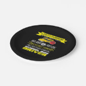 Proud Bus Driver ペーパープレート (アングル)