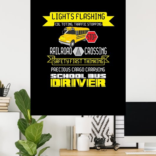 Proud Bus Driver ポスター (ホームオフィス)