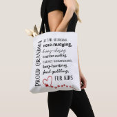 Proud Cat & Dog Grandma Tote Bag トートバッグ (クローズアップ)