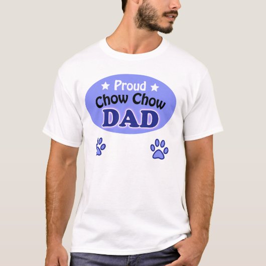 Proud Chow Chow Dad Tシャツ (正面)
