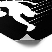 Proud Colombia Sketll Fans Jersey Colombian Flag L ポスター (角)