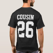 PROUD COUSIN 2026年卒業おめでとう 名入れ卒業記念 Tシャツ (裏面)