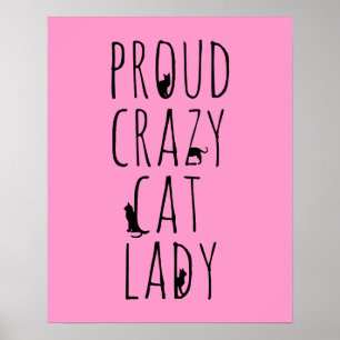 Proud Crazy Cat Lady ポスター