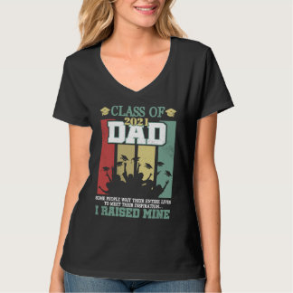 Proud Dad of a 2021 Graduate Retro Graduation Seni Tシャツ