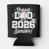 Proud Dad of a 2026 Senior Baseball Graduation 缶クーラー (裏面)