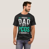 Proud Dad of a PCOS Warrior Survivor Awareness Sup Tシャツ (正面フル)