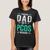 Proud Dad of a PCOS Warrior Survivor Awareness Sup Tシャツ (正面)