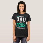 Proud Dad of a PCOS Warrior Survivor Awareness Sup Tシャツ (正面フル)