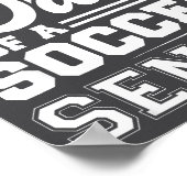 Proud Dad Of A Soccer Ball Senior Cl Of 2026 Gradu ポスター (角)