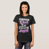 Proud Dad Of An Asexual Legend Cute  Ace Proud Par Tシャツ (正面フル)