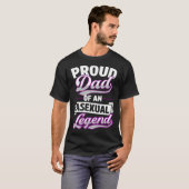 Proud Dad Of An Asexual Legend Cute  Ace Proud Par Tシャツ (正面フル)