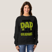 Proud Dad Of Criminal Justice Graduate Women Court スウェットシャツ (正面フル)