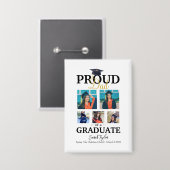 Proud dad of graduate 2025 缶バッジ (正面/裏面)