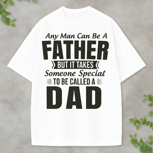 Proud Dad Typography Design – Family Love Graphic Tシャツ