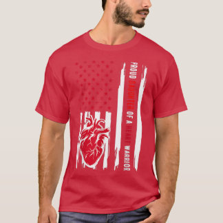 Proud Daughter Of A Heart Warrior CHD Awareness Gi Tシャツ