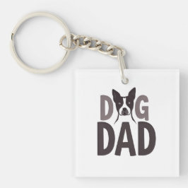 Proud Dog Dad Apparel & Accessories キーホルダー