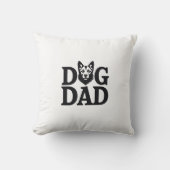 Proud Dog Dad Apparel & Accessories クッション (正面)