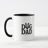 Proud Dog Dad Apparel & Accessories マグカップ (左)