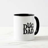 Proud Dog Dad Apparel & Accessories マグカップ (正面右)