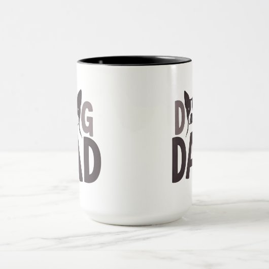 Proud Dog Dad Apparel & Accessories マグカップ (中央)