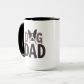 Proud Dog Dad Apparel & Accessories マグカップ (正面左)