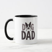 Proud Dog Dad Apparel & Accessories マグカップ (左)