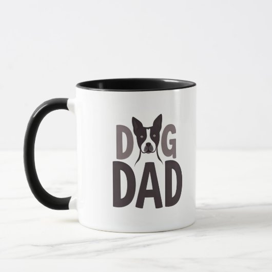 Proud Dog Dad Apparel & Accessories マグカップ (左)