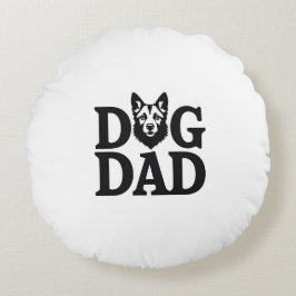Proud Dog Dad Apparel & Accessories ラウンドクッション
