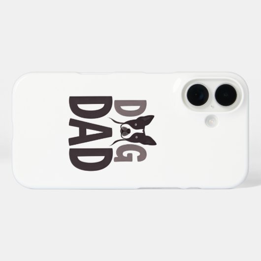 Proud Dog Dad Apparel & Accessories Case-Mate iPhoneケース (裏面 (横))