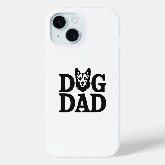 Proud Dog Dad Apparel & Accessories Case-Mate iPhoneケース (裏面)