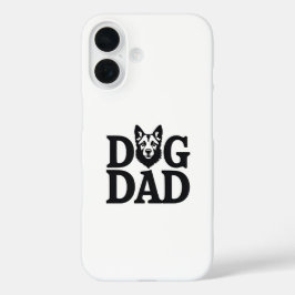 Proud Dog Dad Apparel & Accessories iPhone 16ケース