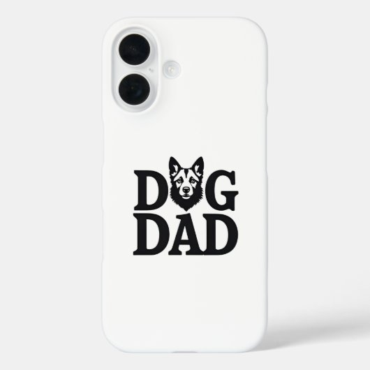Proud Dog Dad Apparel & Accessories Case-Mate iPhoneケース (裏面)