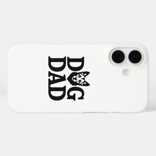 Proud Dog Dad Apparel & Accessories Case-Mate iPhoneケース (裏面 (横))