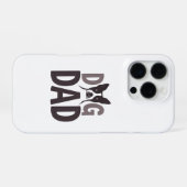 Proud Dog Dad Apparel & Accessories iPhoneケース (裏面横)