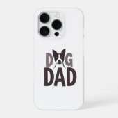 Proud Dog Dad Apparel & Accessories iPhoneケース (裏面)