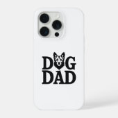 Proud Dog Dad Apparel & Accessories iPhoneケース (裏面)